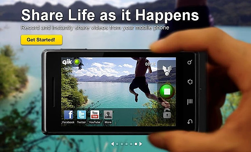 qik - אפליקציה לשיתוף וידאו
