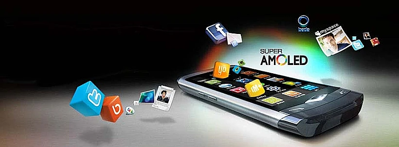 מסך Super AMOLED של Samsung S8500 Wave