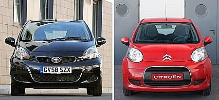 טויוטה אייגו סיטרואן C1