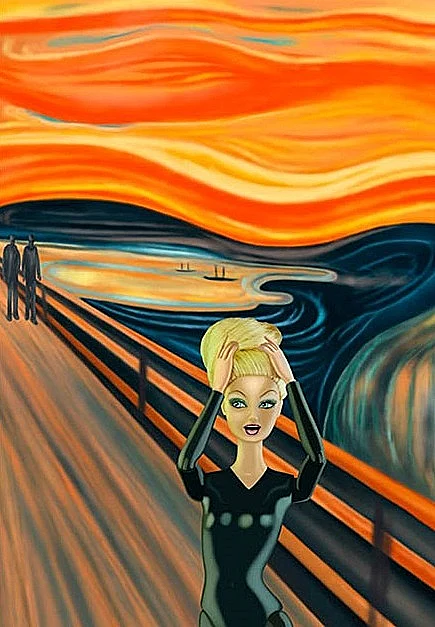 ברבי ביצירות אמנות מפורסמות