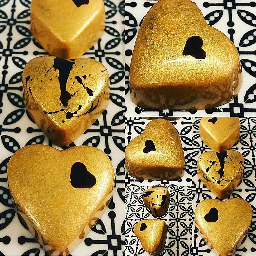 שלושה טעמים שונים בכל ביס ומשחק מרקמים שלא נגמר. פרליני שמפניה של קרן טל