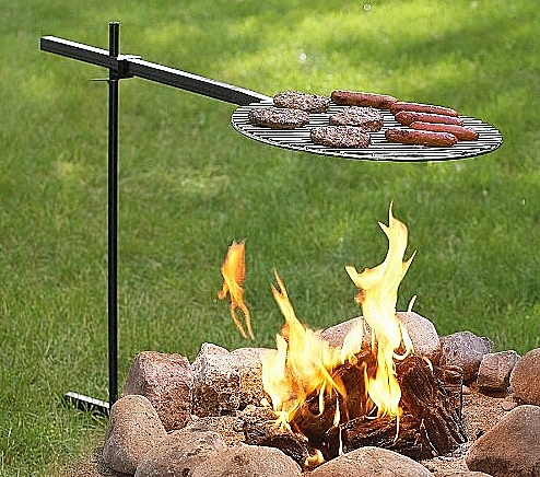 גריל מעל המדורה