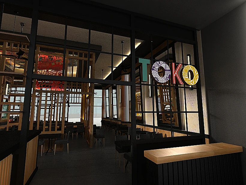 מסעדת TOKO במתחם יס פלאנט