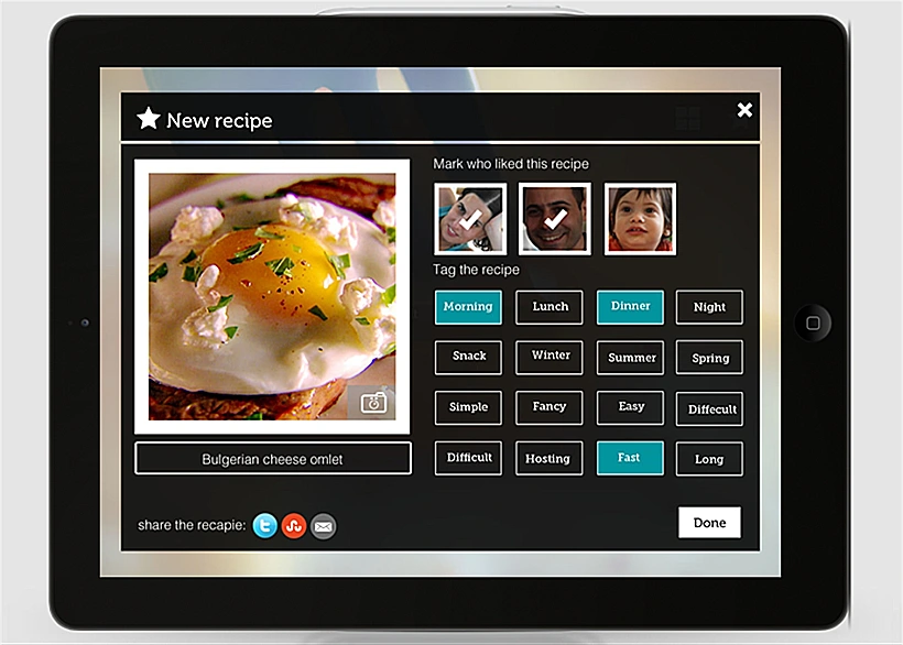 עבודה של רותם וייסמן בתערוכת עיצוב קולינרי של שנקר