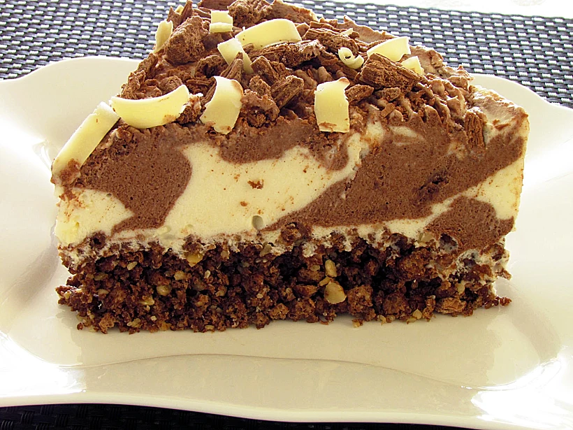 עוגת גבינה ושוקולד