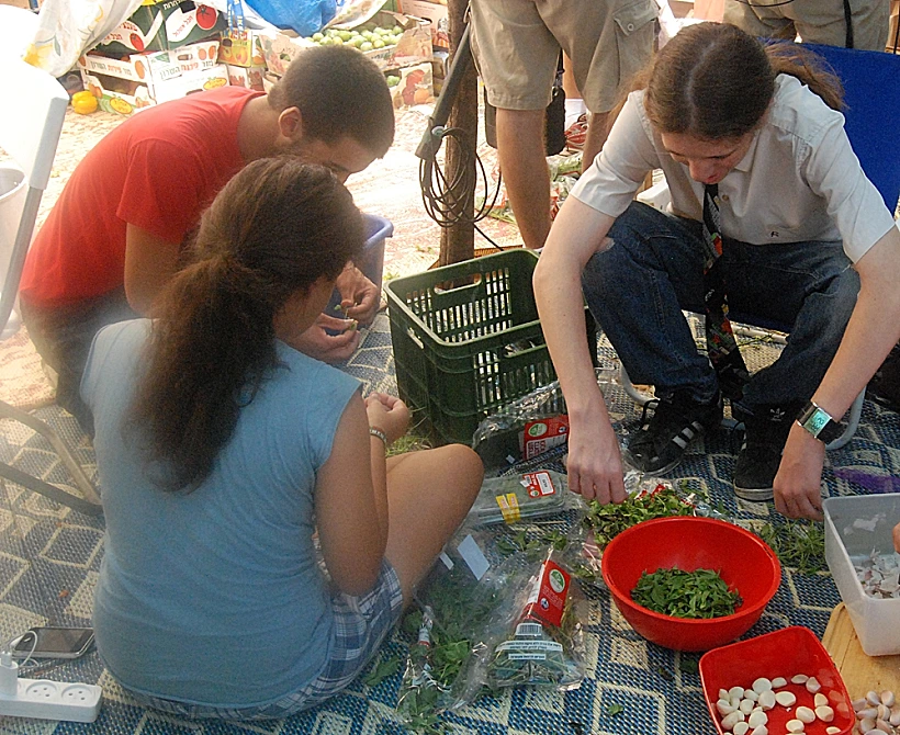 מחאת האוהלים - צילומי אוכל