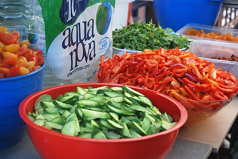 מחאת האוהלים - צילומי אוכל