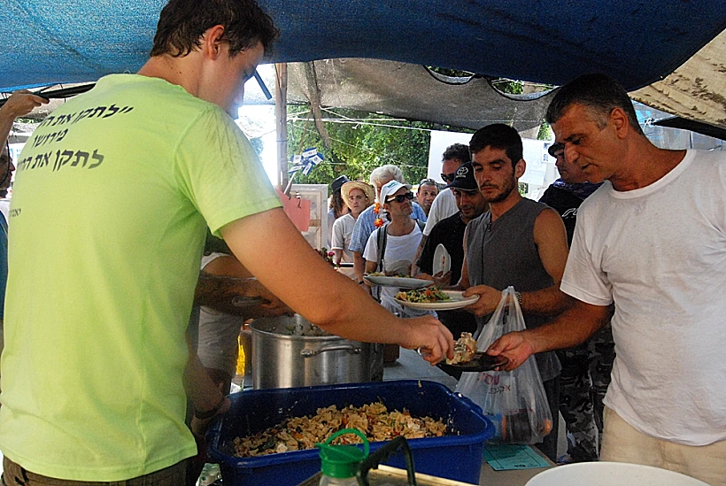 מחאת האוהלים - צילומי אוכל