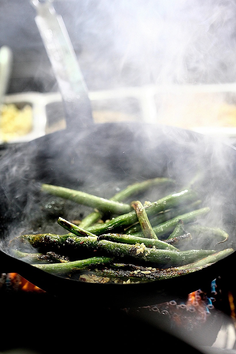 שעועית ירוקה מוקפצת