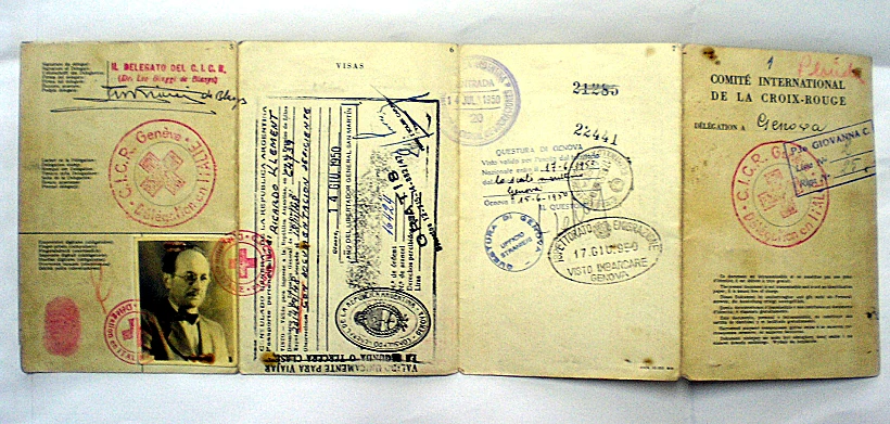 איתו הוא הצליח להיכנס לארגנטינה - הונפק ע