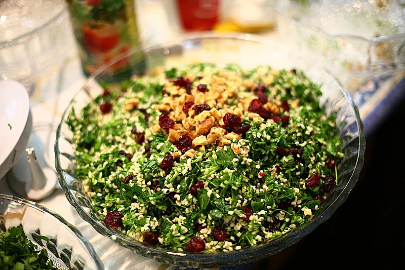 סלט פטרוזיליה ובורגול - מתוך הספר של לאה גלובס