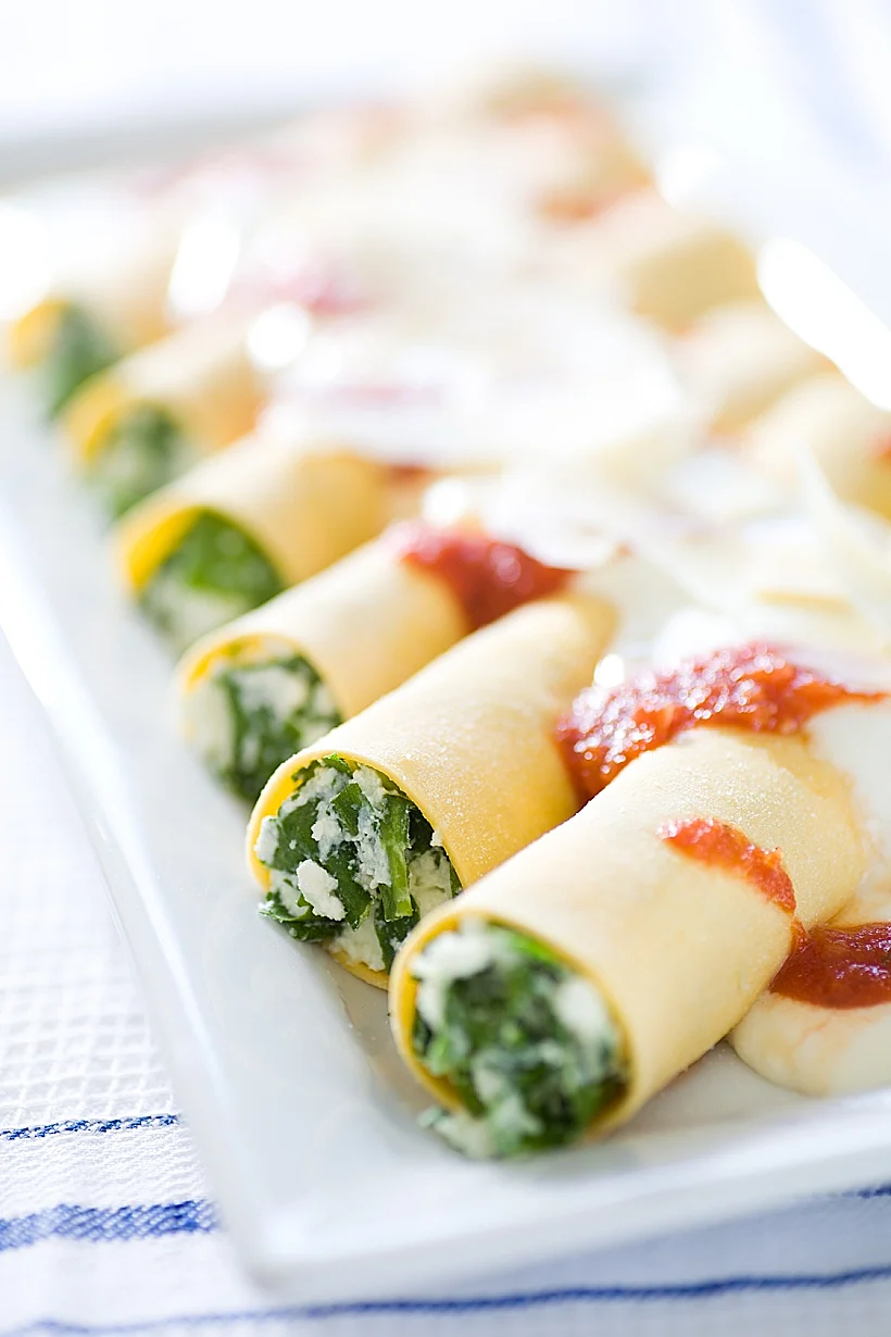 קנלוני תרד וריקוטה של פסטה דלה קאזה