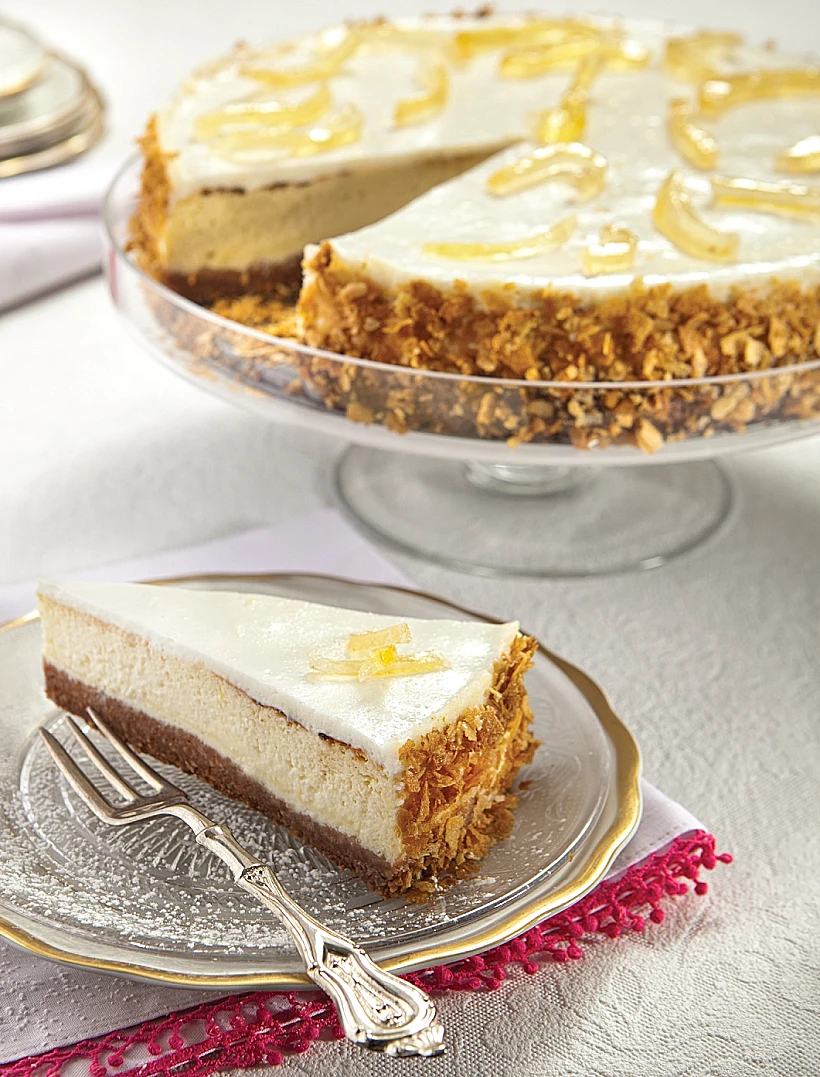 עוגת גבינה בניחוח לימוני