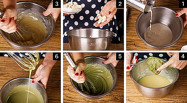 מילוי לסופגניה בטעם פיסטוק