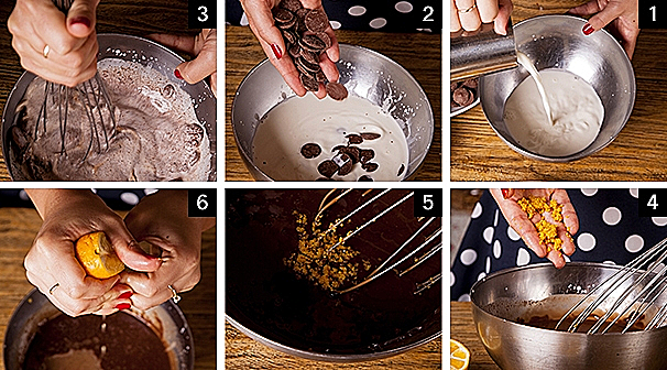 מילוי לסופגניה בטעם שוקולד תפוז