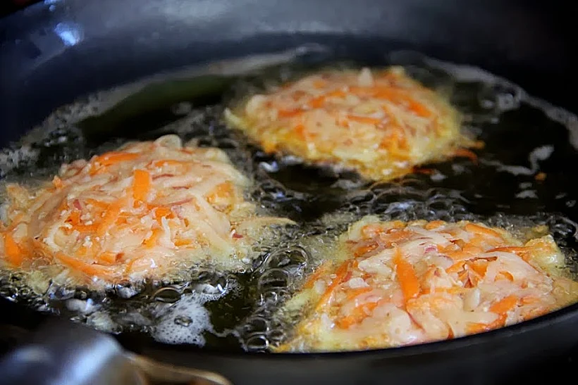 לביבות תפוחי אדמה וגזר