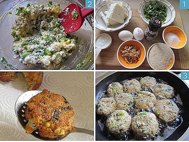 לביבות גבינה וירק לפסח