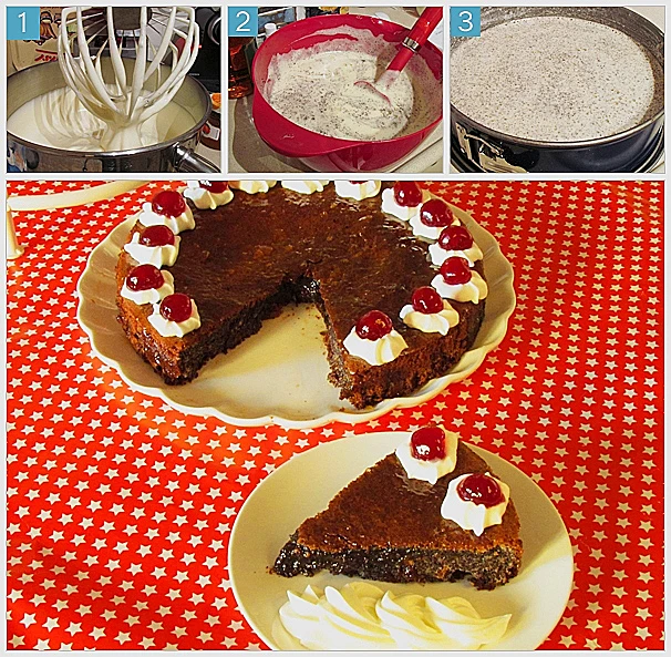 עוגת פרג ללא גלוטן