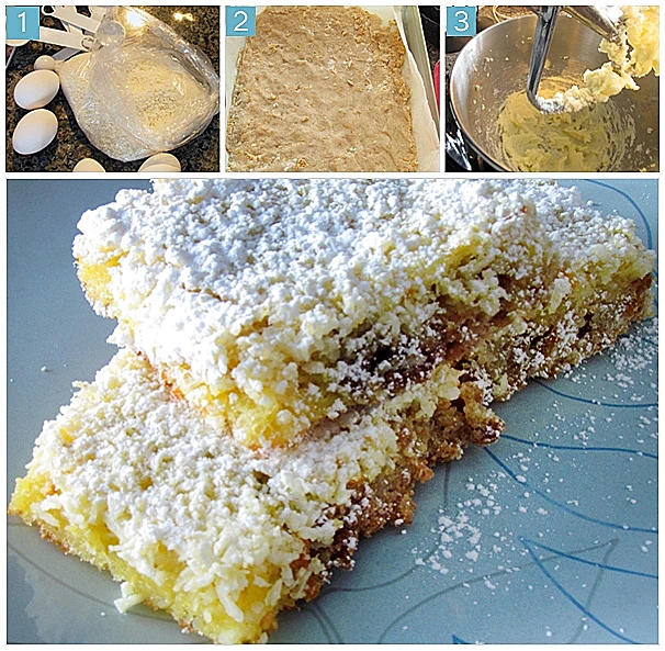 ריבועי לימון וקוקוס