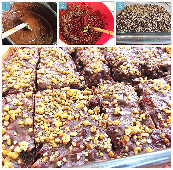 קוביות שוקולד מושחתות