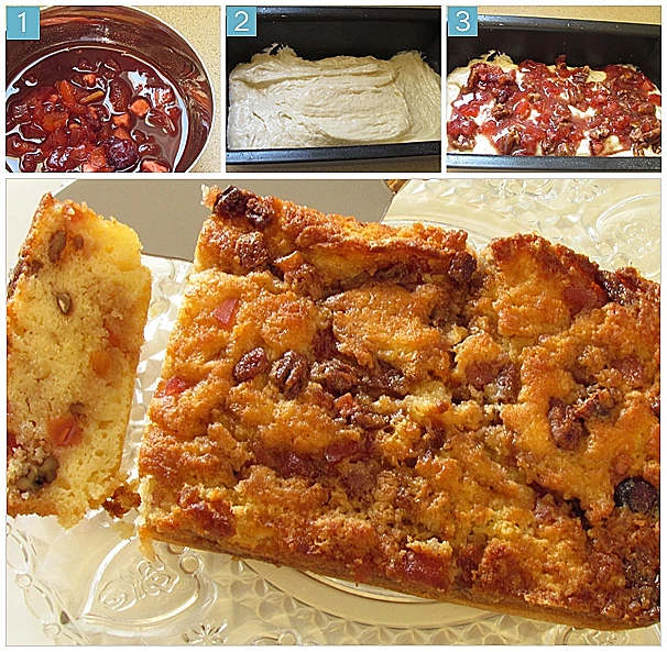 עוגת סיידר קינמון ופקאנים