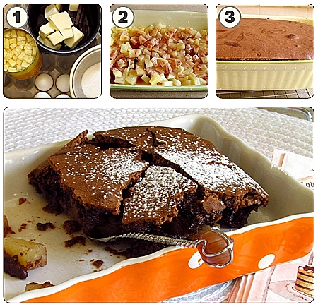 עוגת פיצוץ שוקולד