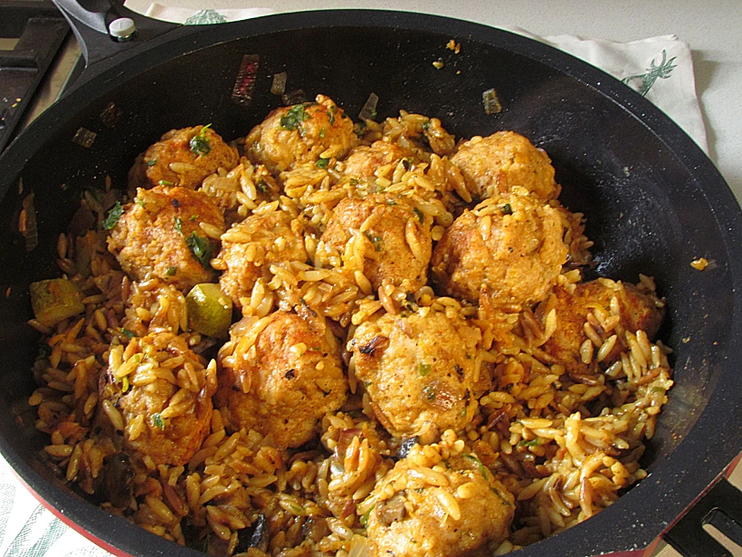 כדורי עוף עם פתיתים