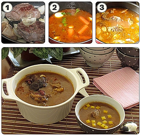 מרק בשר ושעועית