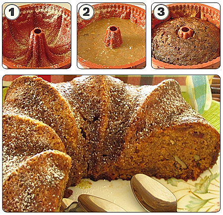 עוגת גזר וטחינה