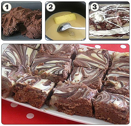 ריבועי טופי שוקולד