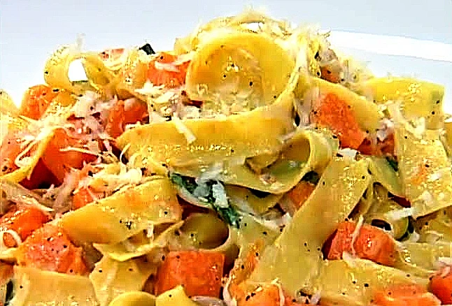 פסטה עם דלעת מתוך התוכנית של אהרוני 02.01.2011