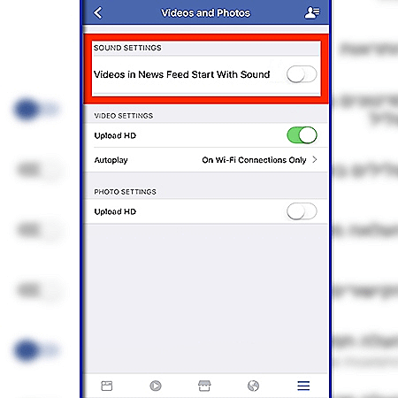 כך תשתיקו את סרטוני פייסבוק באייפון