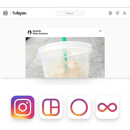 הלוגו החדש של אינסטגרם