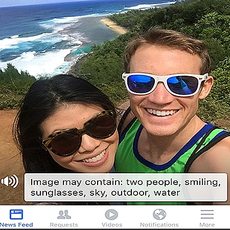 פייסבוק מונגשת לעיוורים