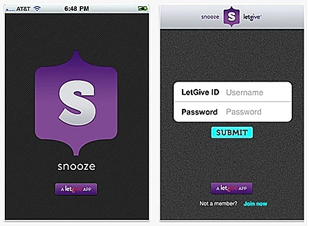 אפליקציית סנוז לאייפון שעון מעורר שתורם כסף
