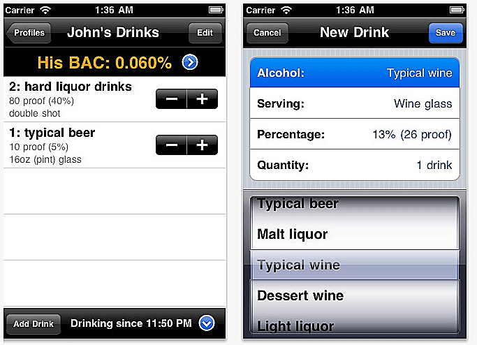 אפליקצייה מונעת נהיגה בשכרות Can I Drive Yet