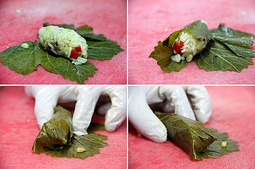 עלי גפן ממולאים