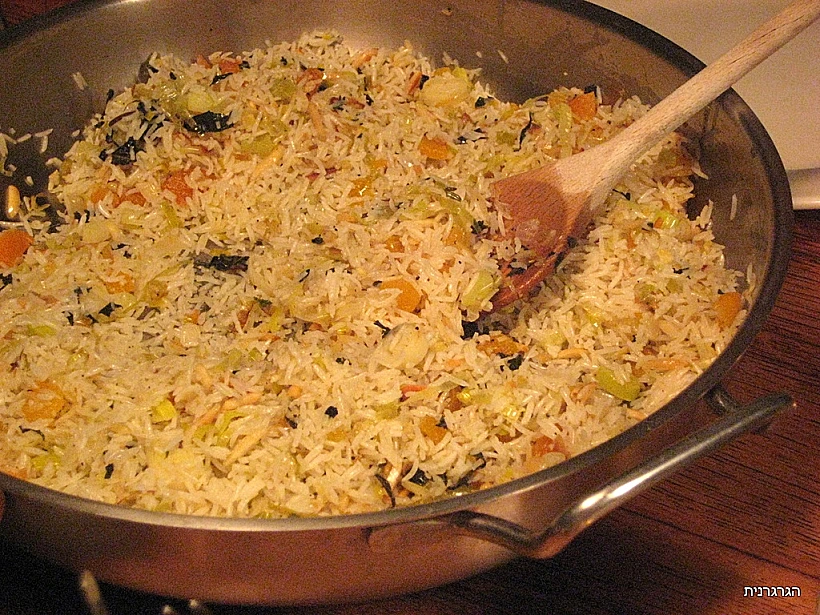 אורז מסדנה קיצית אצל בושי - כתבה בעולם היין תמונה בכתבה