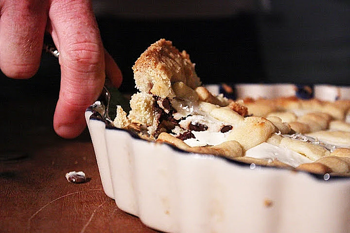 טארט נוטלה וריקוטה מתוך כתבה על סדנת בישול איטלקי עולם היין