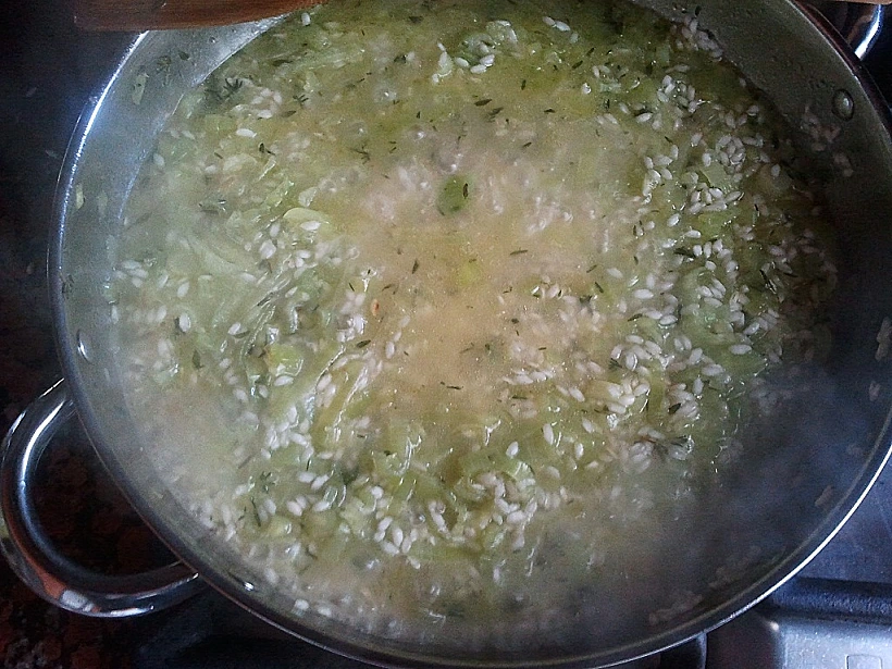 ריזוטו אפונה ופול לכתבה בעולם היין תמונה על כל הרוחב