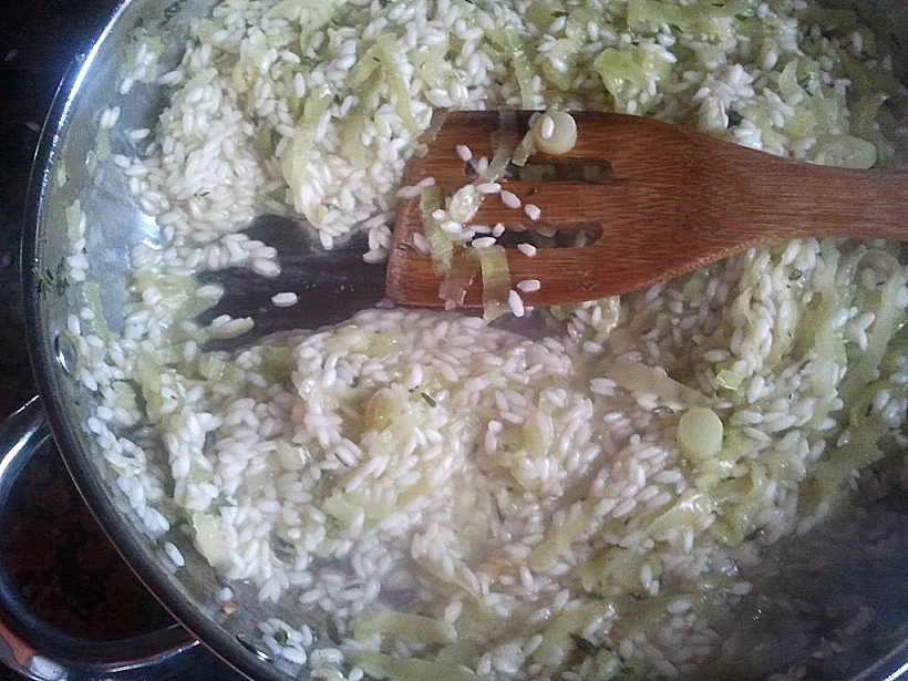 ריזוטו אפונה ופול לכתבה בעולם היין תמונה על כל הרוחב