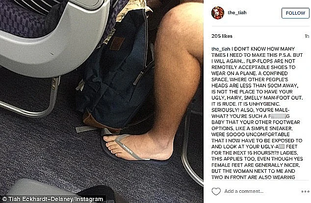 הדוגמנית שהודיעה - אסור לעלות אנשים עם נעלים כאלו למטוס