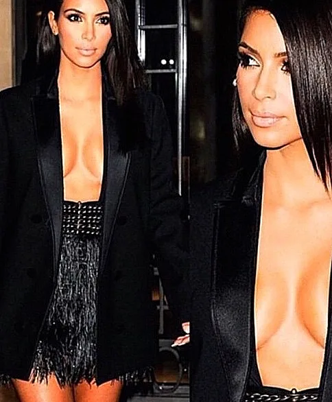 קים קרדשיאן על שער של ELLE