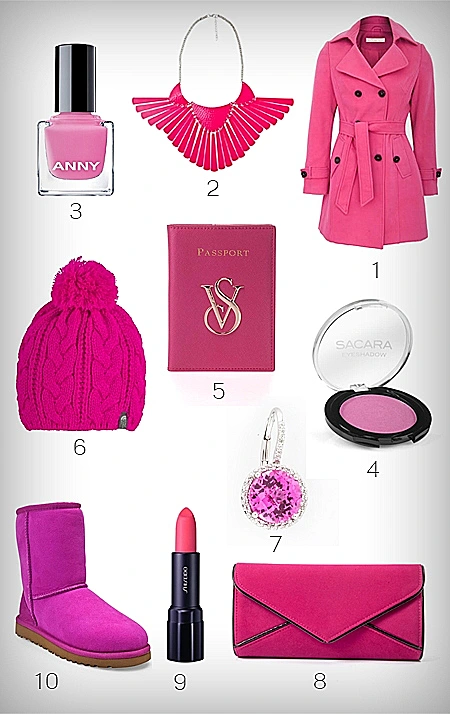 פריטים ורודים