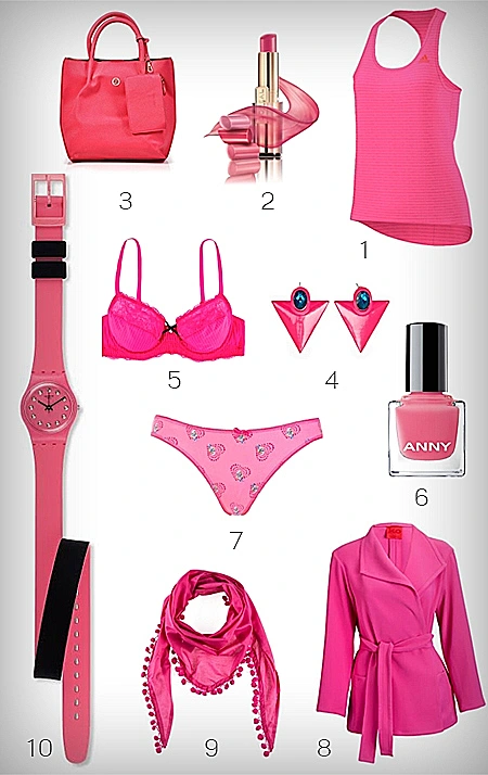 פריטים ורודים