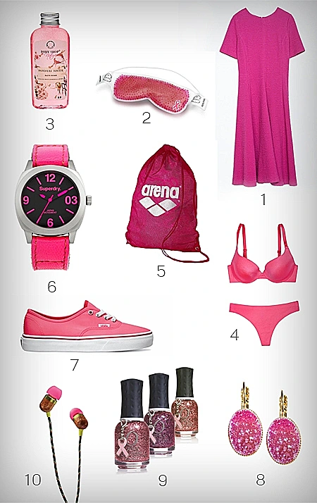 פריטים ורודים