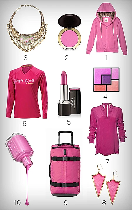 פריטים ורודים