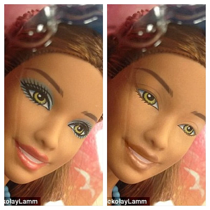 ברבי ללא איפור