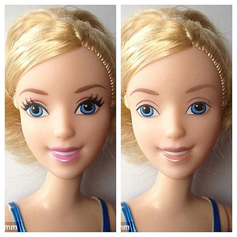 ברבי ללא איפור