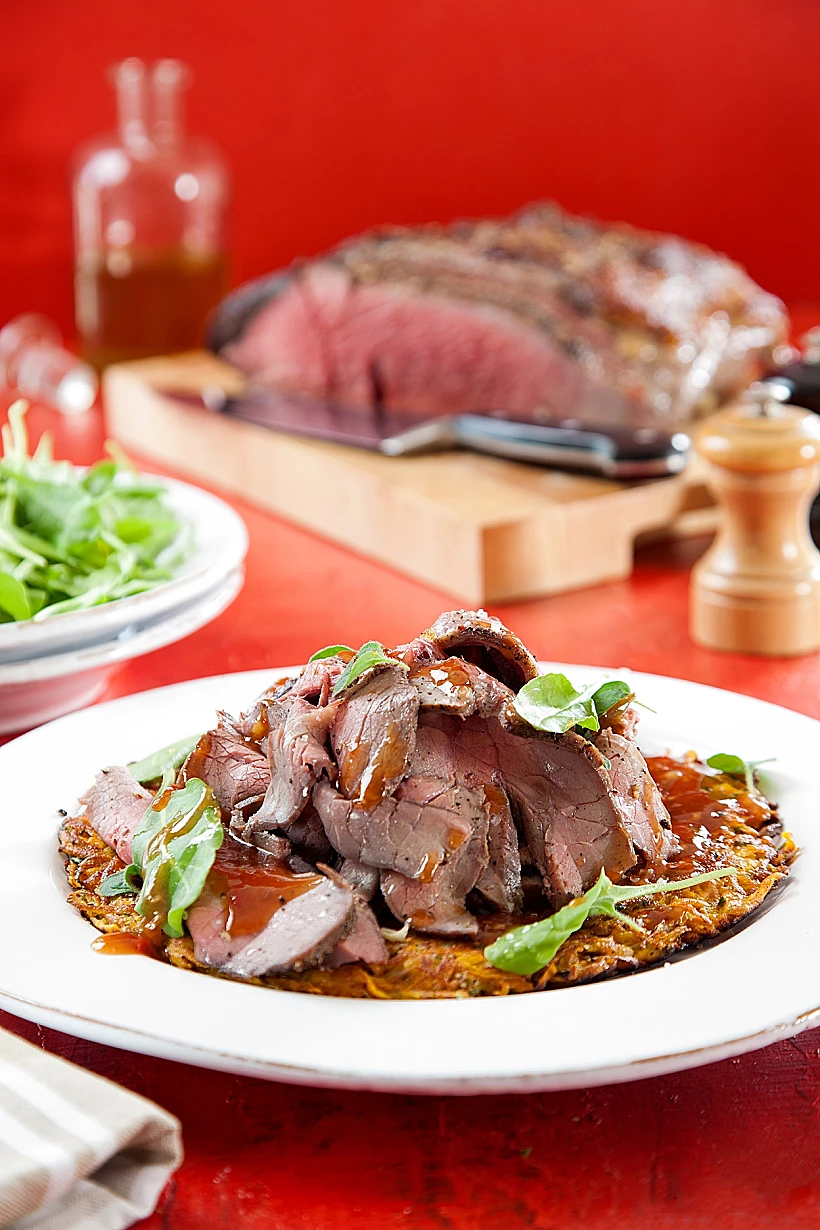 רוסטביף על בטטה